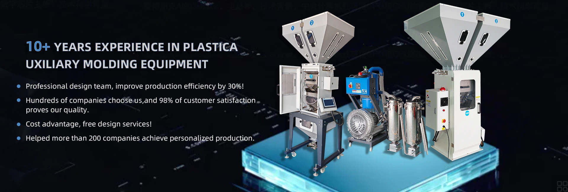 Plastic manufacturing equipment banner 2